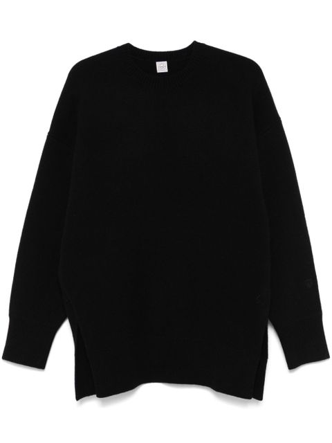 TOTEME double-knit sweater - Black - zdjęcie produktu nr 1