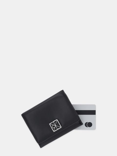 Calvin Klein portfel skórzany damski kolor czarny LV04F1082G - zdjęcie produktu nr 2