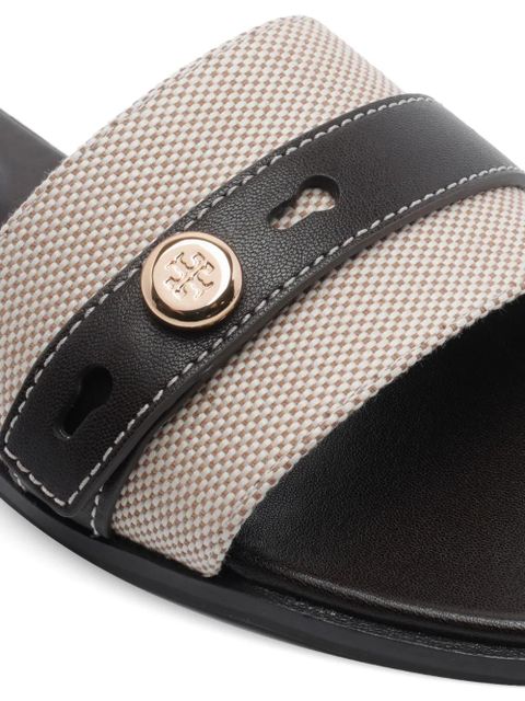 Tory Burch Romy round-toe slides - Neutrals