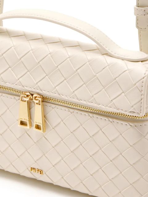 JW Pei Thea woven top-handle tote bag - Neutrals
