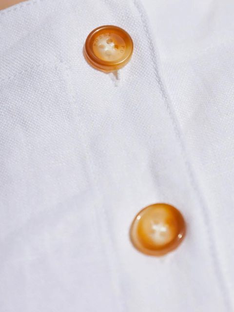 Posse linen mini dress - White