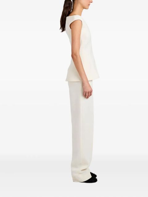 Proenza Schouler Zee concealed-fastening trousers - White