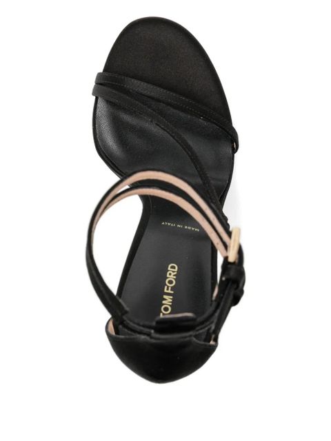 TOM FORD 105mm satin sandals - Black