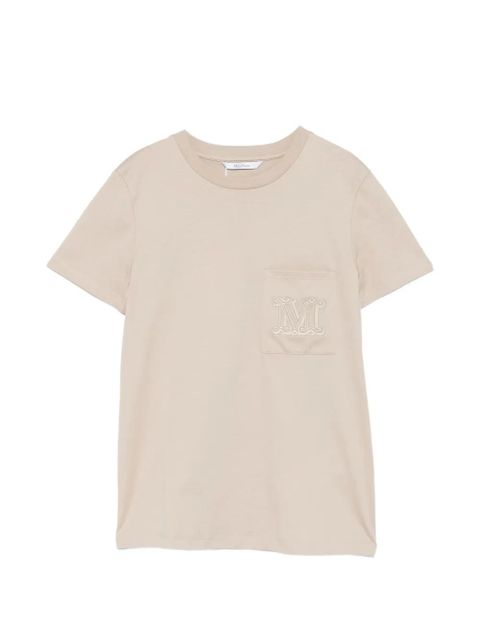 Max Mara initial pocket T-shirt - Neutrals - zdjęcie produktu nr 1
