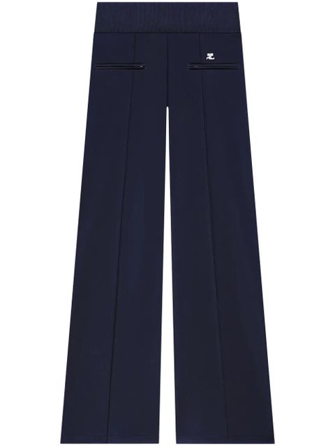 Courrèges interlock track pants - Blue - zdjęcie produktu nr 1