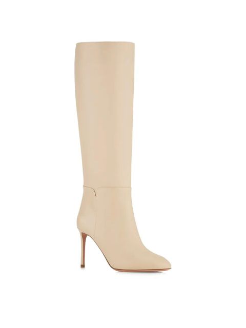 Aquazzura almond toe knee-high boots - Neutrals - zdjęcie produktu nr 2