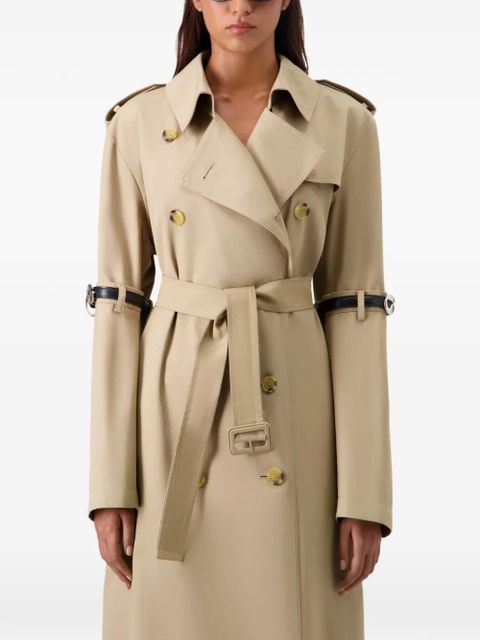 Coperni double-breasted belted coat - Neutrals