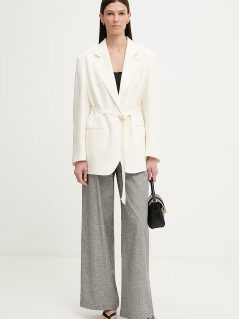 Sessun spodnie garniturowe damskie lniane - zdjęcie produktu nr 1