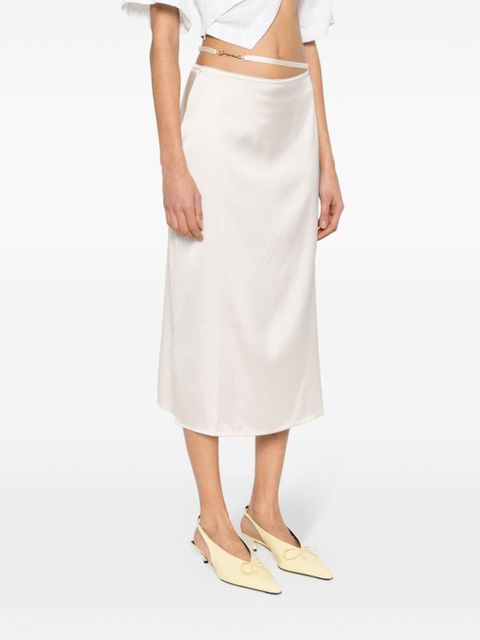 Jacquemus La Jupe Notte midi skirt - Neutrals - zdjęcie produktu nr 2