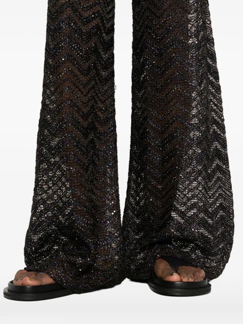 Missoni chevron trousers - Brown