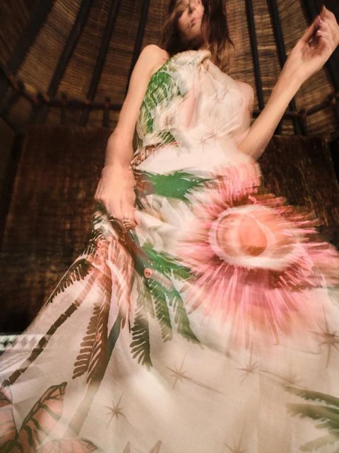 Johanna Ortiz Western Elements floral maxi dress - Neutrals - zdjęcie produktu nr 2