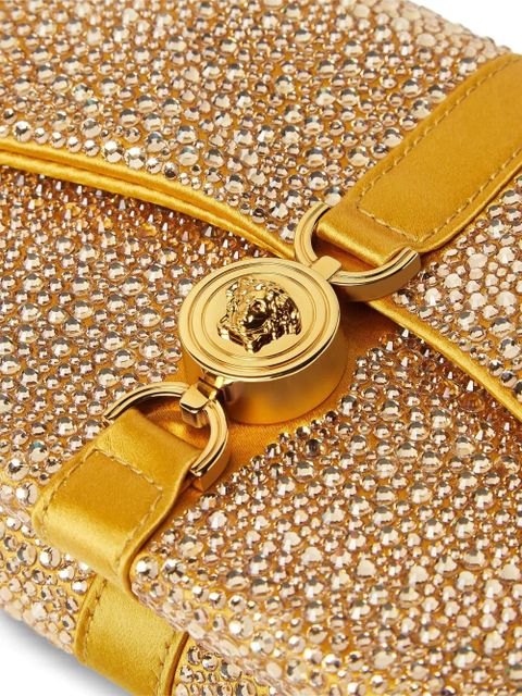 Versace embellishment chain cross body bag - Gold