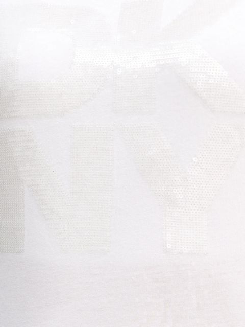 Dkny t-shirt damski kolor biały DJ6T1684