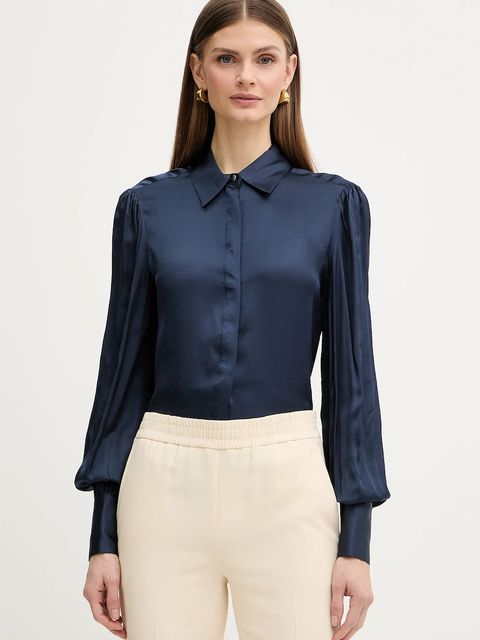 Fracomina koszula z domieszką jedwabiu - zdjęcie produktu nr 1