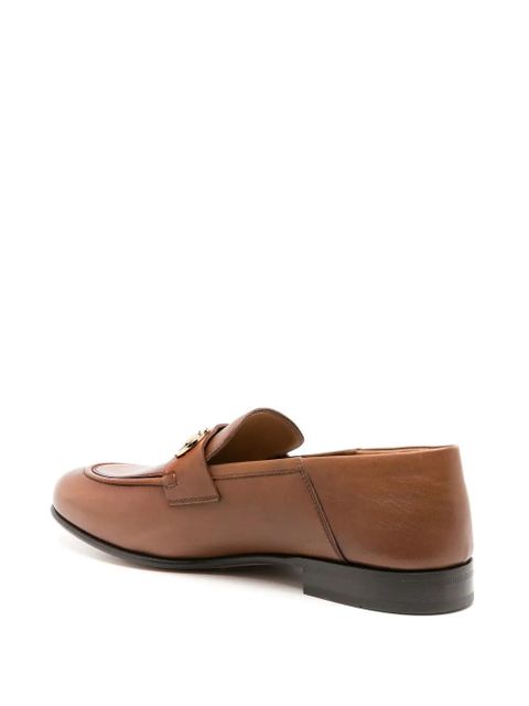 Ferragamo Gancini collapsible-heel loafers - Brown