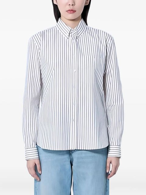 Saint Laurent striped cotton shirt - White - zdjęcie produktu nr 1