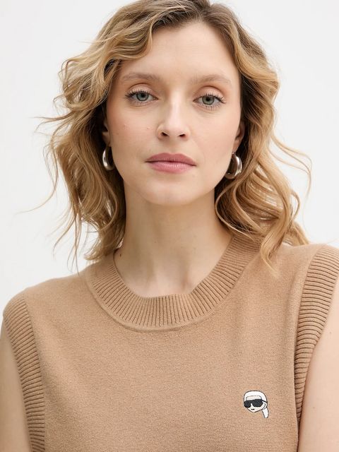 Karl Lagerfeld kamizelka bawełniana IKON