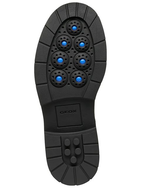 Geox sztyblety D SPHERICA EC7 damskie kolor czarny na płaskim obcasie D56VDA 00043 C9999