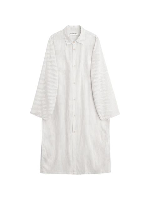 OUR LEGACY Sasso Stripe Lyocool pocket shirt - White - zdjęcie produktu nr 1