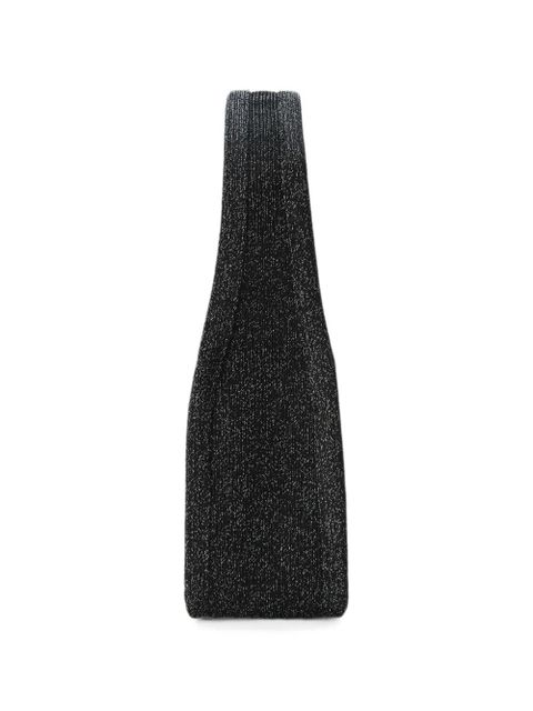 Alexander Wang Reflective Knit Ryan Small Bag - Black