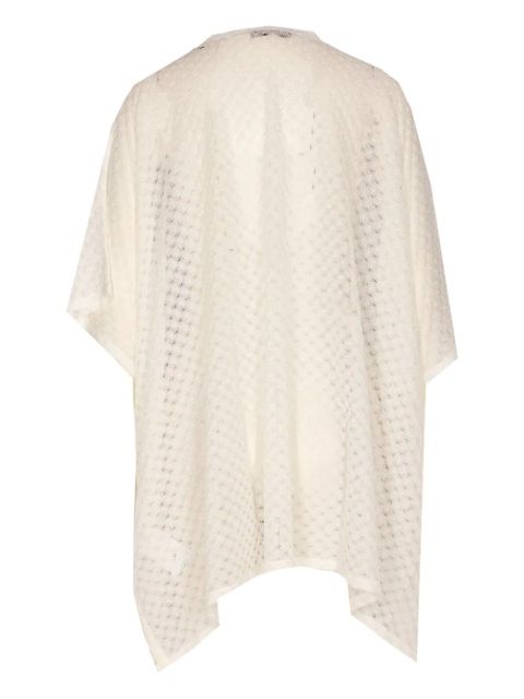 Missoni Raschel-knit V-neck short-sleeve kaftan - White - zdjęcie produktu nr 2