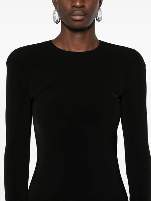 Balenciaga long-sleeve midi dress - Black