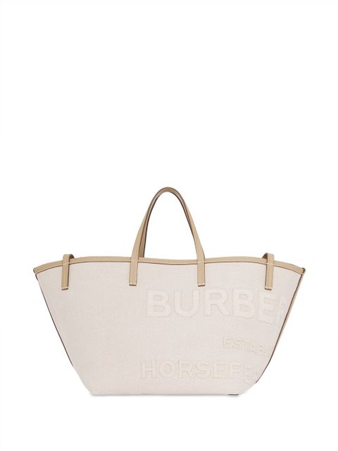 Burberry mini Horseferry tote bag - Neutrals