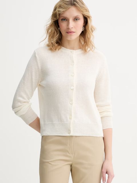 Weekend Max Mara kardigan damski lniany BADIA - zdjęcie produktu nr 2