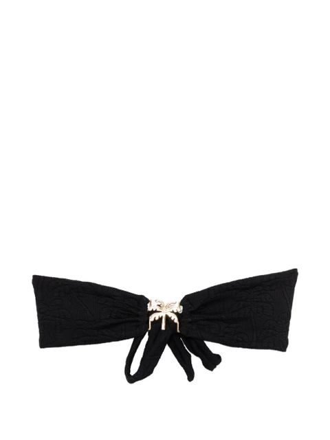 FARM Rio graphic-embroidered bikini top - Black - zdjęcie produktu nr 1