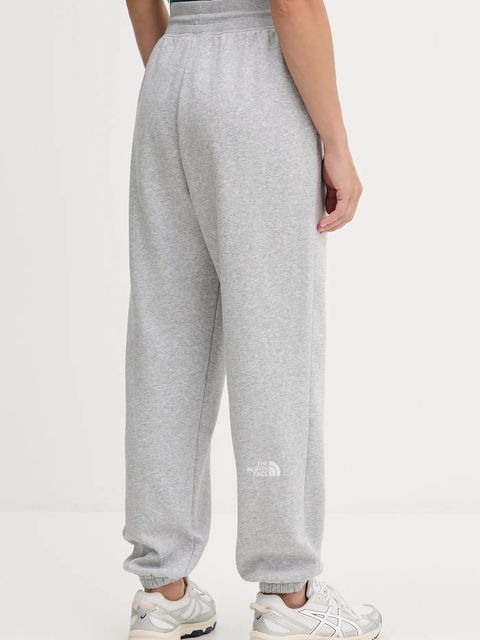 The North Face spodnie dresowe Essential Relaxed damskie kolor szary melanżowe NF0A8C1GDYX1