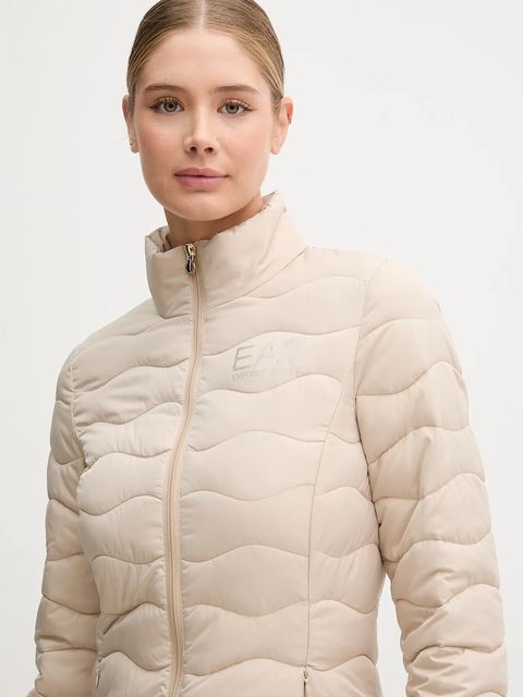 EA7 Emporio Armani kurtka kolor beżowy przejściowa TNF8Z.8NTB21