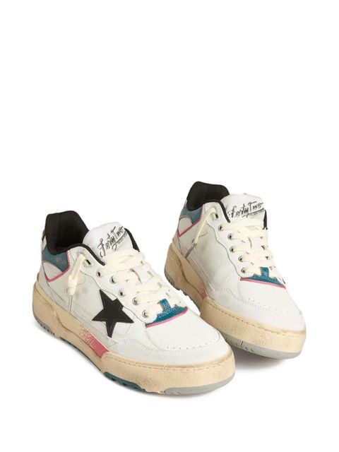 Golden Goose leather lace-up low-top sneakers - Neutrals