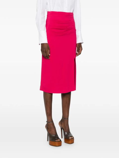 Valentino Garavani zip-fastening midi skirt - Pink