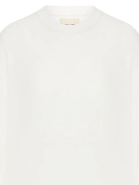 KHAITE wool crew-neck sweater - White