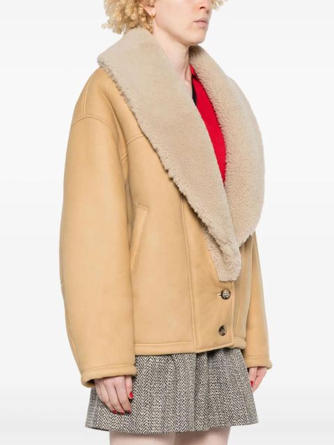 Golden Goose leather jacket - Neutrals