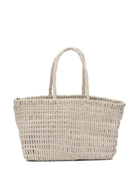 DRAGON DIFFUSION Terrafino woven leather tote bag - Neutrals - zdjęcie produktu nr 2
