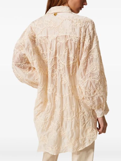 TWINSET embroidery shirt - Neutrals