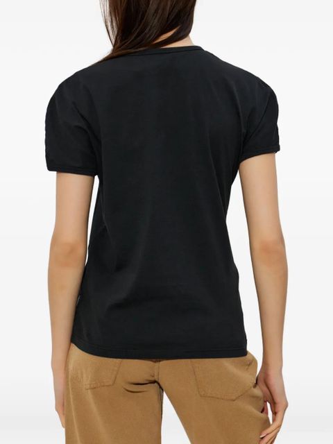 MM6 Maison Margiela lettered T-shirt - Black