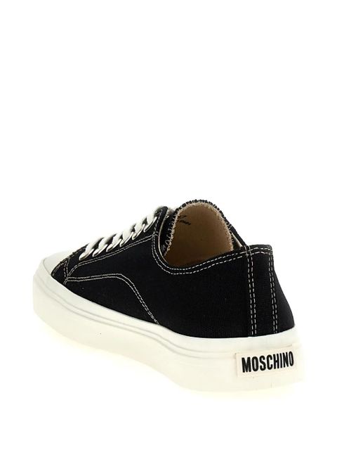 Moschino canvas sneakers - Black