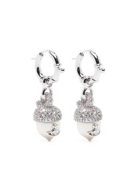 Vivienne Westwood Lucille embellished earrings - Silver - zdjęcie produktu nr 1