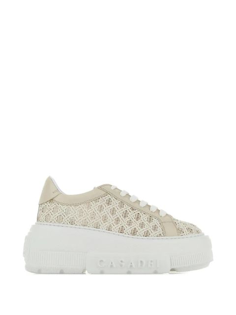 Casadei Nexus woven sneakers - Neutrals - zdjęcie produktu nr 1