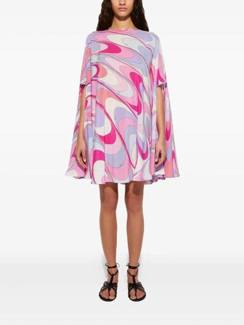 PUCCI onde-print silk kaftan - Pink