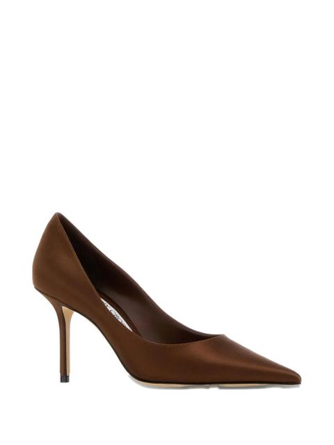 Jimmy Choo 85mm Love heeled pumps - Brown - zdjęcie produktu nr 2