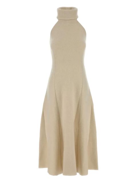 Magda Butrym halterneck midi dress - Neutrals - zdjęcie produktu nr 1