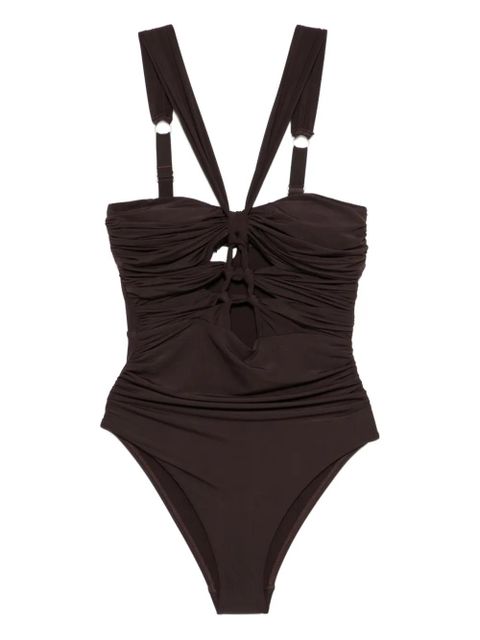 ZIMMERMANN ring detail swimsuit - Brown - zdjęcie produktu nr 1