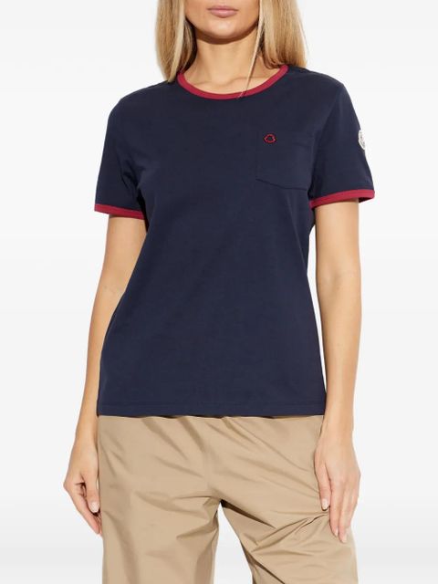 Moncler pocket-ringer T-shirt - Blue