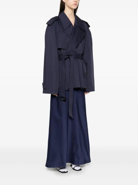 Balenciaga belted jacket - Blue