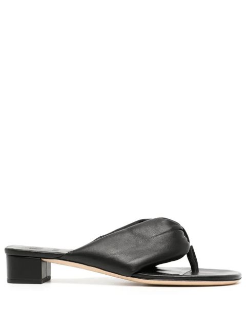 STAUD Dahlia 25mm leather sandals - Black - zdjęcie produktu nr 1