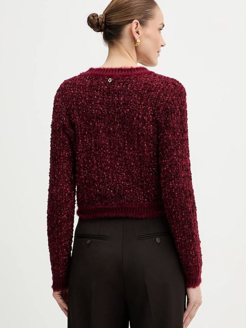 Guess kardigan AOMORI damski kolor bordowy W5BR0E Z4090 - zdjęcie produktu nr 2