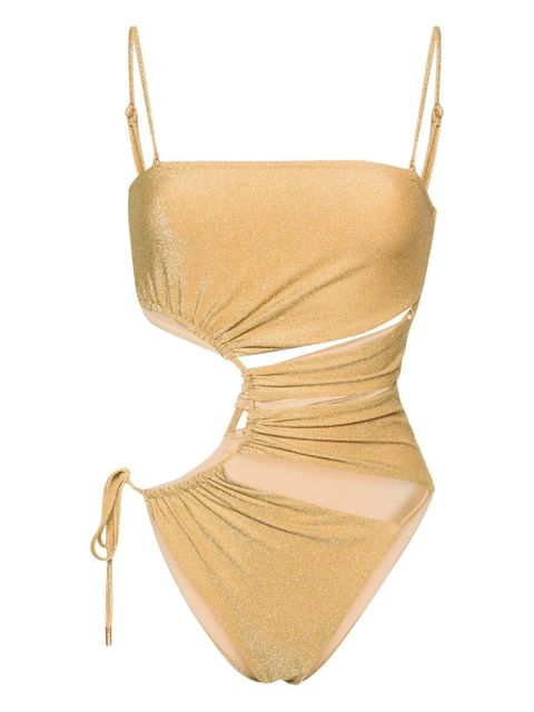 Cult Gaia Allegra cut-out swimsuit - Gold - zdjęcie produktu nr 1